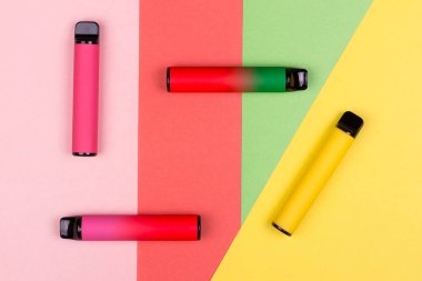 Tek kullanımlık e-sigara aygıt kapsülü sistemi