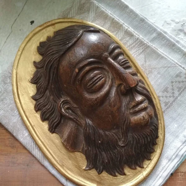 Kutsal peygamber Vaftizci Yahya, baş adam, 19. yüzyıl sanatı.,