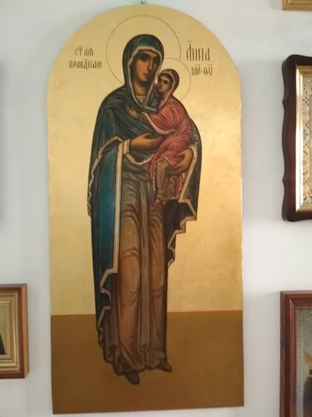 Kutsal Adil Anna, Bebek Mary, Yeni 2021 Yer, Yağlı boya