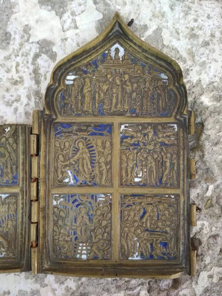 Demir ikonu, 19. yüzyılın Rus sanatı, antikalar, bronz