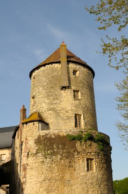Gezinti güvertesi, Goguin Kulesi, Nevers, Burgundy, Fransa