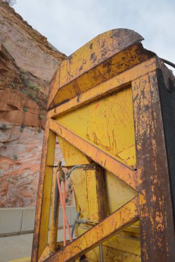 Beton kova, Glen Canyon Barajı, Coconino County, Arizona, ABD