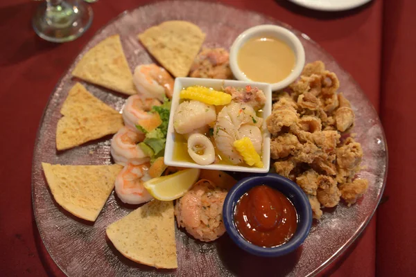 Appetizer at the Chez Bamboo Restaurant, Spanish Town, Virgin Gorda, British Virgin Islands