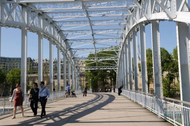 Yoldan geçen Debilly (Debilly Footbridge), Paris, Fransa