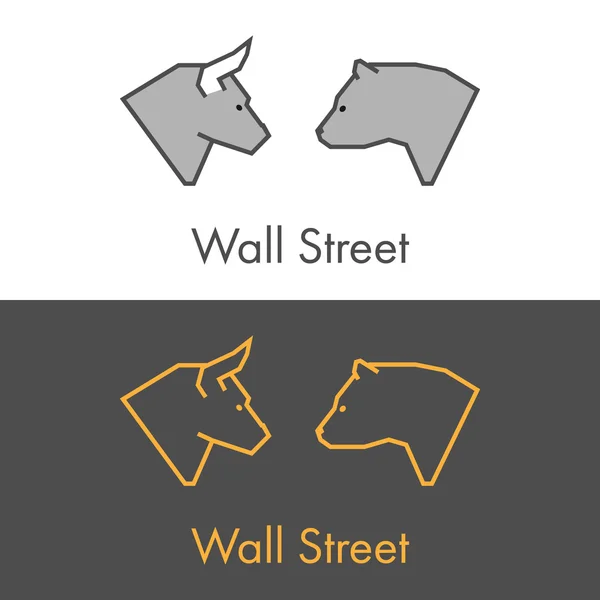 Διάνυσμα σύμβολο εργασία στη Wall Street. — Διανυσματικό Αρχείο