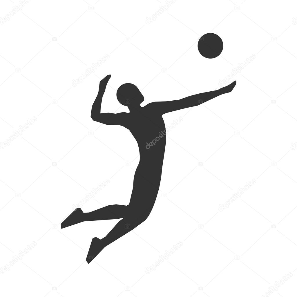 Cool vector icono de voleibol. 2022