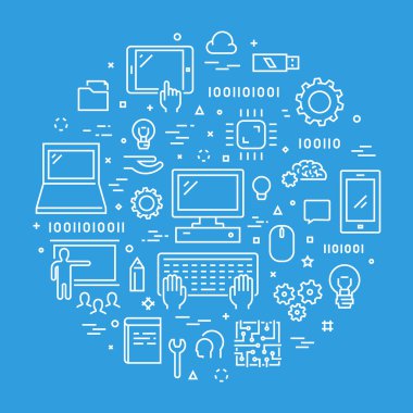 Satır web kavramı için bilgisayar bilimi