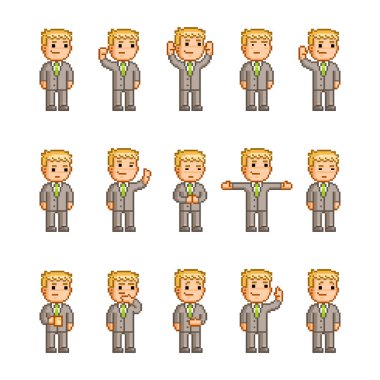 Farklı duygular piksel sanat topluluğu