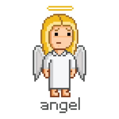 Piksel kız melek