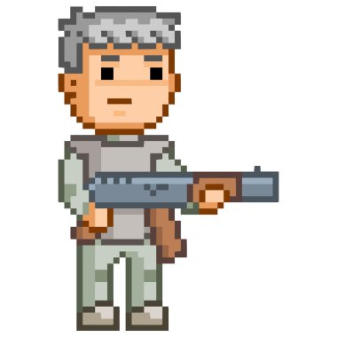 Piksel kahraman oyun için