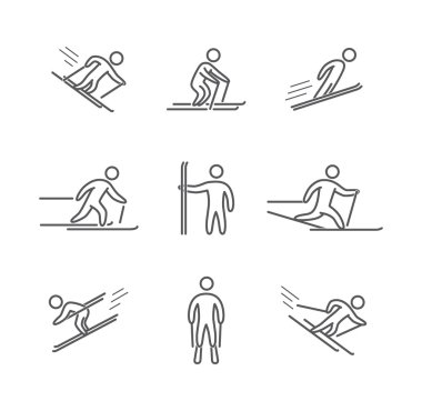 Anahat Kayak Icons set