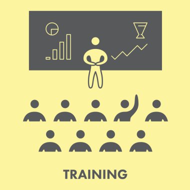 Line simgesi eğitim, sunum ve seminer