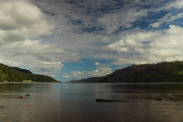 Een Zonnige Dag Loch Ness — Stockfoto