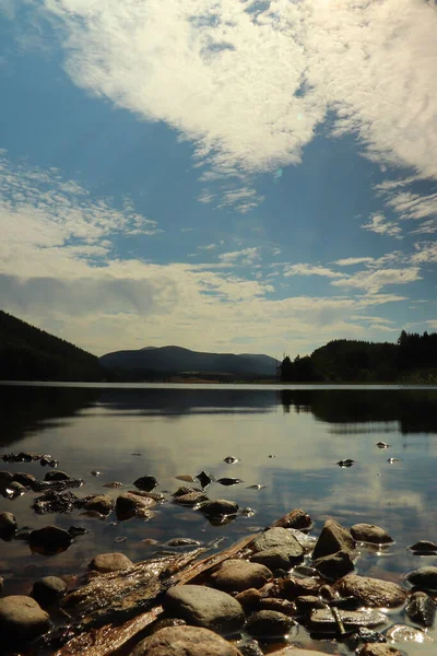 Paddling Loch Pityoulish Summer — Stock Photo, Image