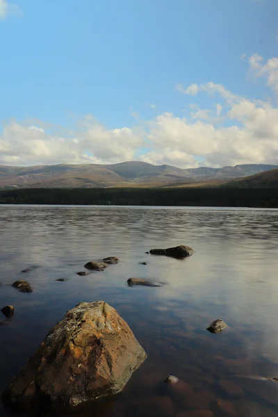 Spelen Rond Loch Morlich Zon — Stockfoto