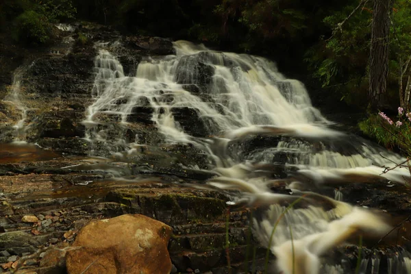 Water Crashing Hills Scotland — Stock Photo, Image