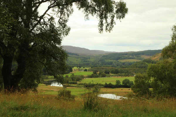 Kilátás Skócia Dombjairól Szurdokokra Folyókra Völgyekre — Stock Fotó