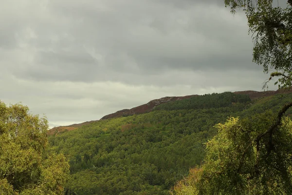 Una Vista Desde Las Colinas Escocia Hasta Las Cañadas Ríos —  Fotos de Stock