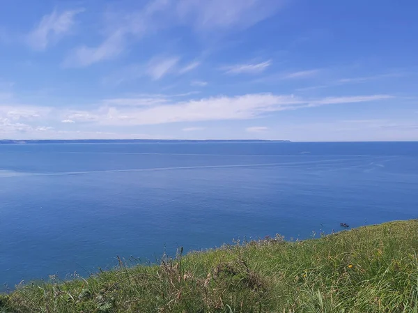 Promenade Confiance Nationale Baggy Point Dans Devon — Photo