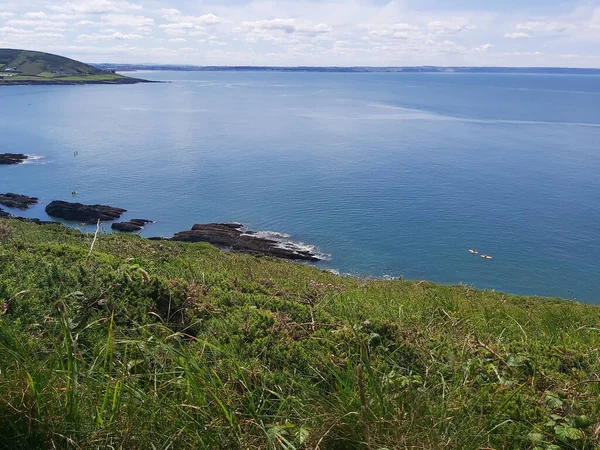 Promenade Confiance Nationale Baggy Point Dans Devon — Photo