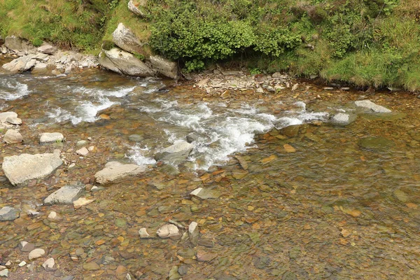 Heddon River Flowing Valley Rocky Ground — Stock Photo, Image