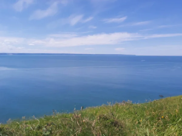 Caminhada Confiança Nacional Para Baggy Point Devon — Fotografia de Stock