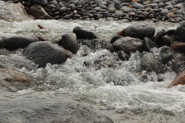 Heddon River Flowing Valley Rocky Ground — Stock Photo, Image