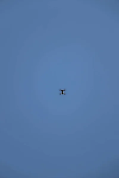 Drone Circling Clear Blue Tenerife Skies — Stock Photo, Image