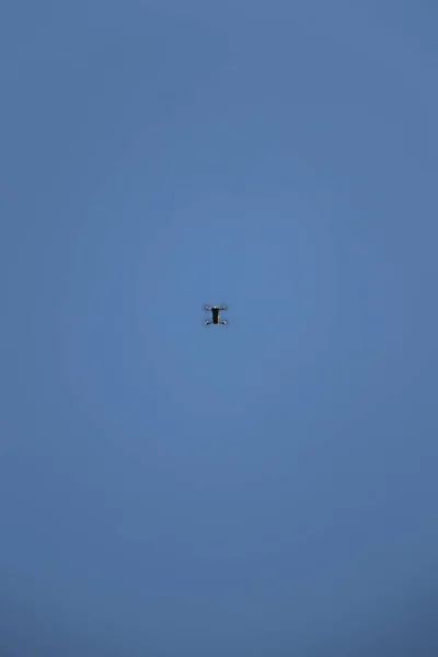 Drone Circling Clear Blue Tenerife Skies — Stock Photo, Image