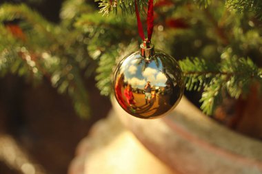 Parlak dekorasyonlar Noel 'de etrafa saçıldı. 