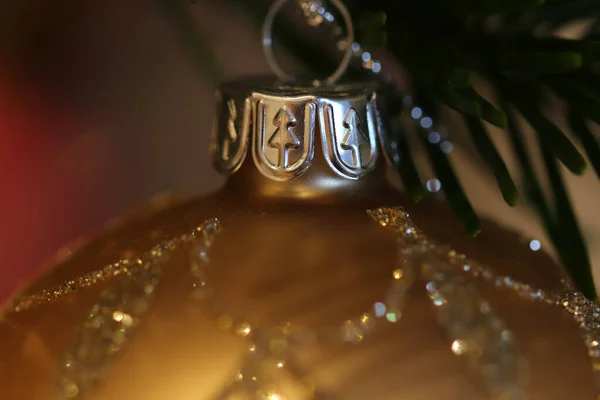 Shiny Decorations Dotted Christmas — Stock Photo, Image