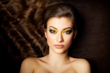 güzel saçlı çok seksi kız