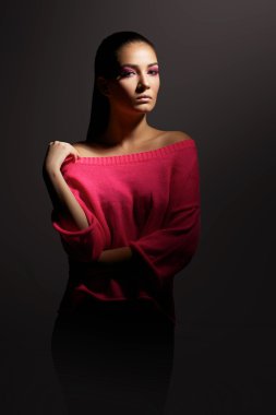 kadın güzel makyaj