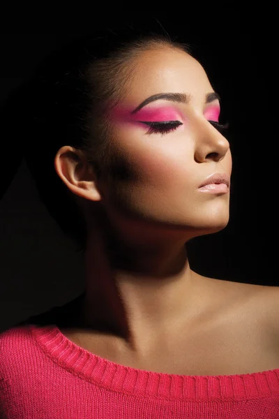 Woman with beautiful makeup — Stock Photo, Image