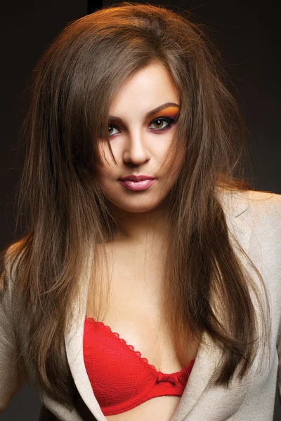 Sexy brunette woman — Stock Photo, Image