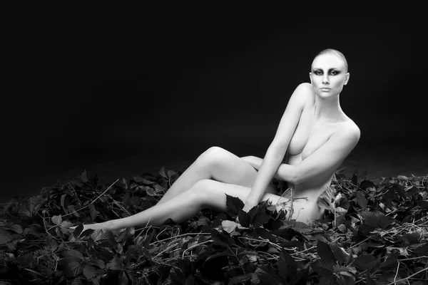 Giovane donna nuda — Foto Stock