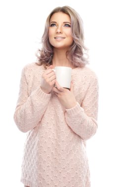 Kazaklı genç kadın.