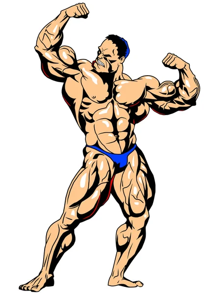 Cartoon muscle man Stock Photos, Royalty Free Cartoon muscle man Images |  Depositphotos