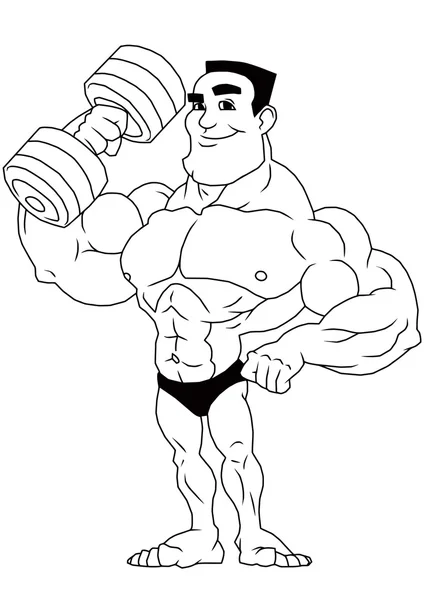 Cartoon muscle man Stock Photos, Royalty Free Cartoon muscle man Images |  Depositphotos