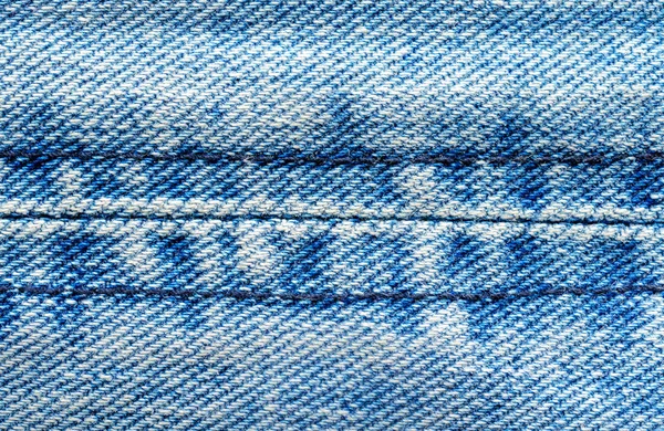 Blue denim jeans texture, background — Stock Photo, Image