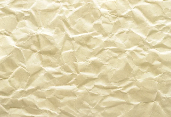 Background of light crumpled paper — Stock Photo, Image