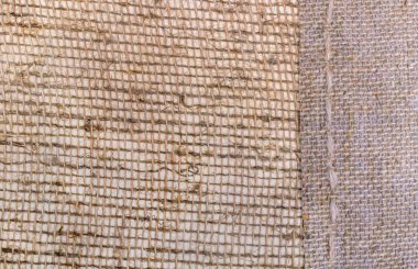 Metin için yer ile dokulu kaba çuval bezi