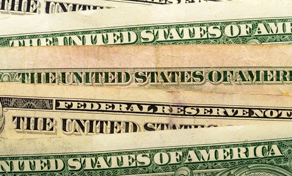 Dinheiro, fundo de notas de dólar — Fotografia de Stock