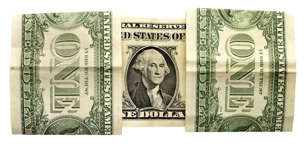 One dollar isolated — Stock Photo, Image