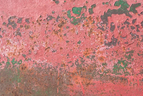 Štípané barva na železo povrchové textury pozadí — Stock fotografie