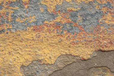 eski sıva yontma, soyut somut, manzara tarzı, grunge beton yüzeyi, büyük arka plan veya doku ile beton duvar