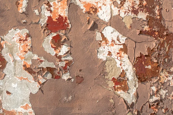 Pintura astillada sobre fondo de pared de hormigón viejo textura — Foto de Stock