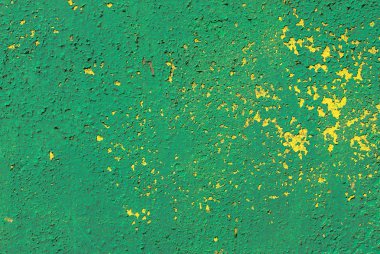 Demir yüzey dokusunu zemin üzerine yontma boya