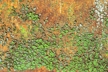 Demir yüzey dokusunu zemin üzerine yontma boya