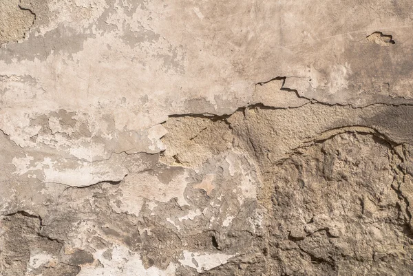 Viejo yeso astillado en el fondo de textura de pared de hormigón — Foto de Stock